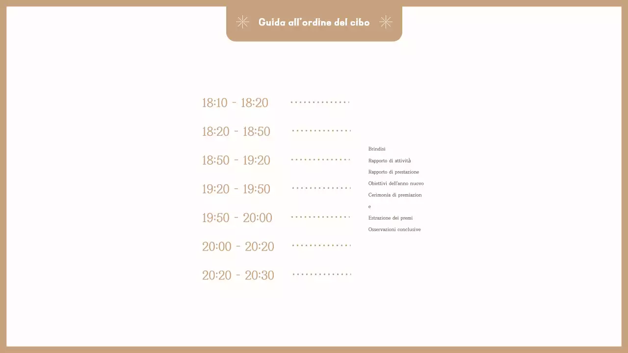 Invito semplice beige per la festa di fine anno