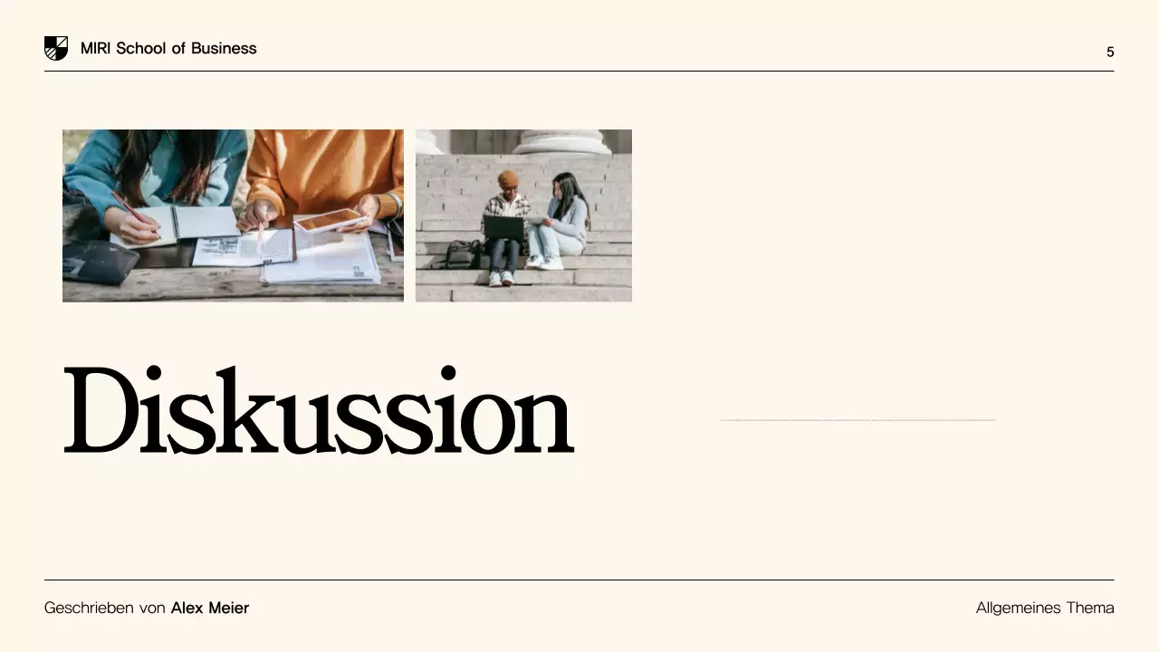 Beige Modern Thesis Presentation