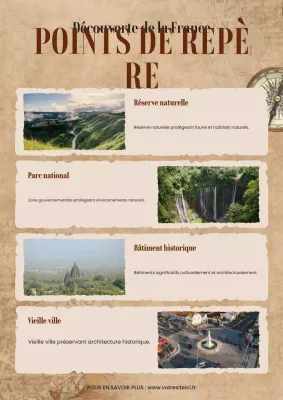 guide de voyage vintage beige