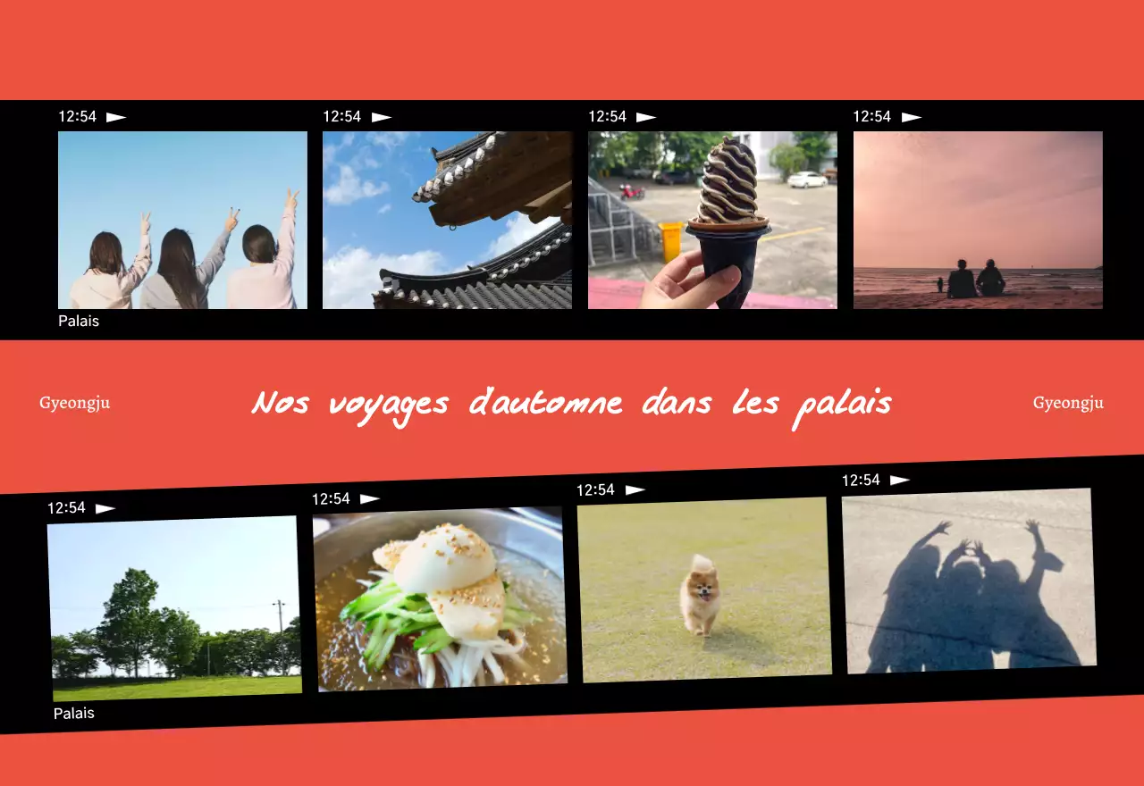 Calendrier photo souvenirs vintage avec cadres photo