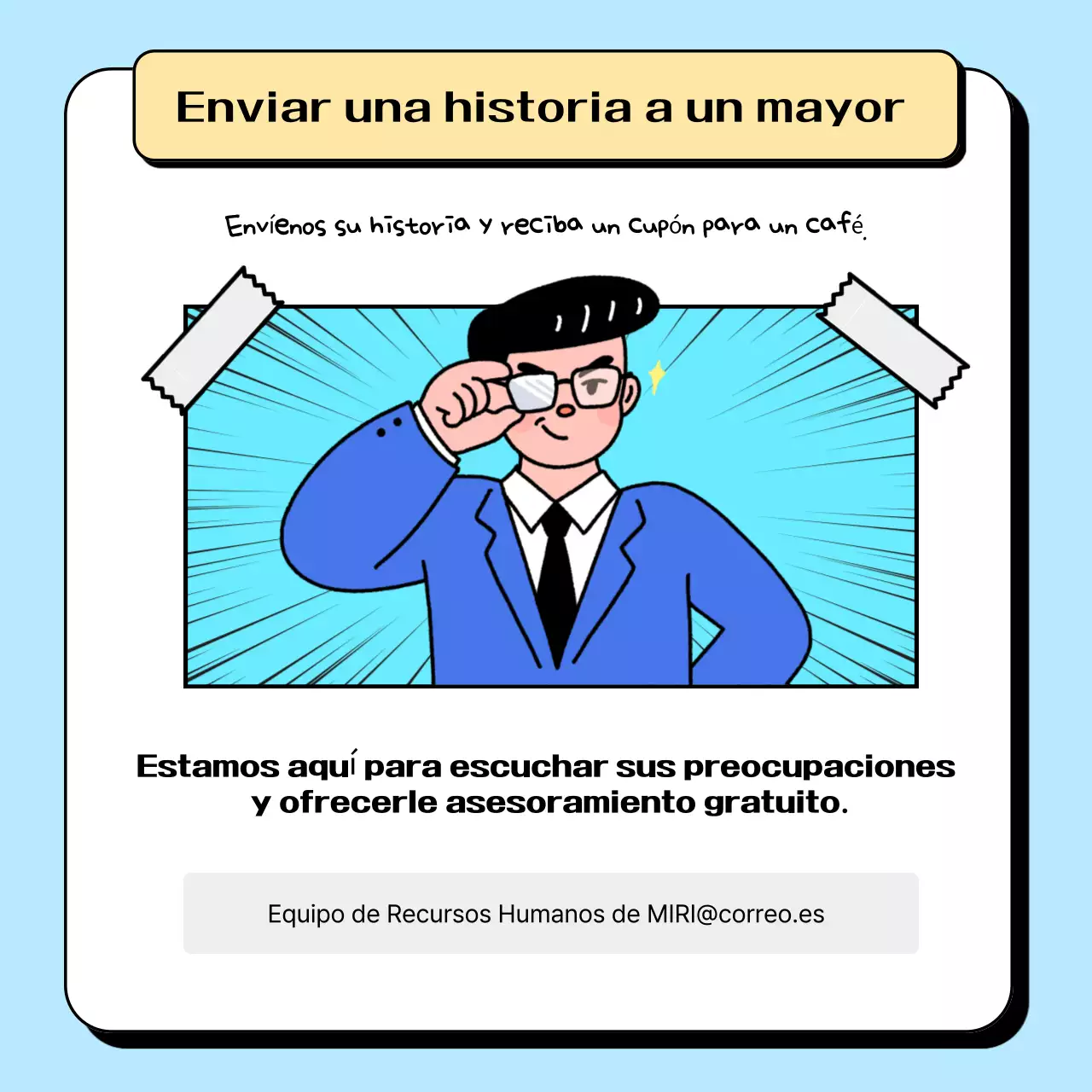 Tuit azul claro de dibujos animados