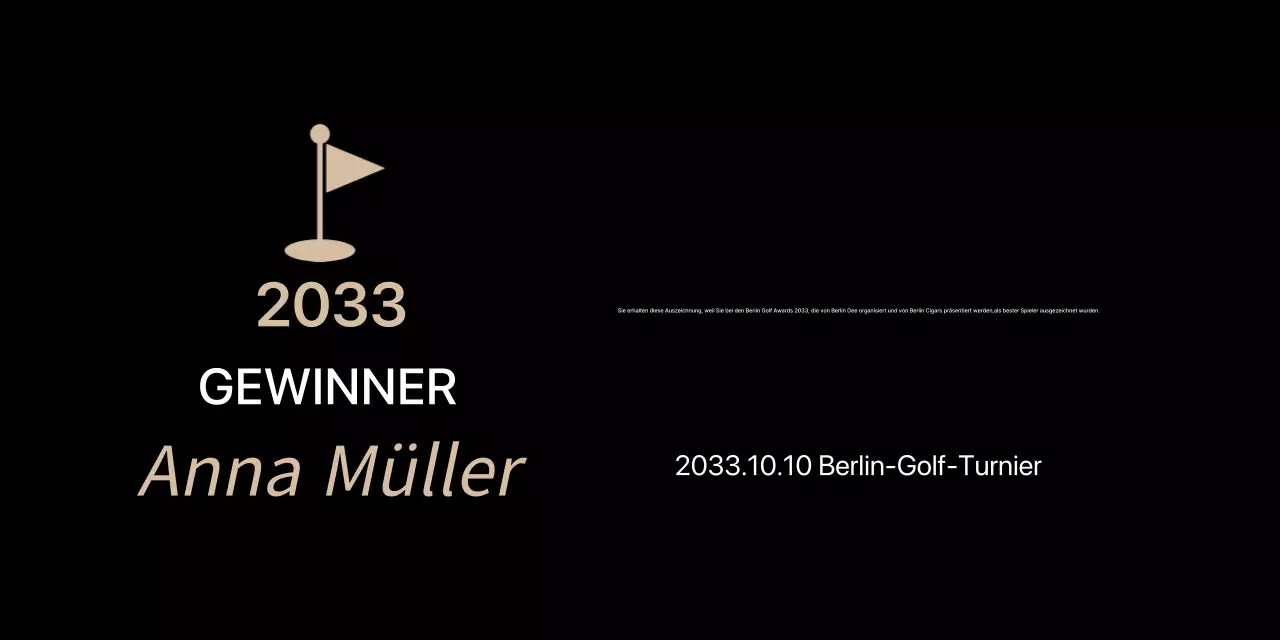 Black Classic Golf Listing