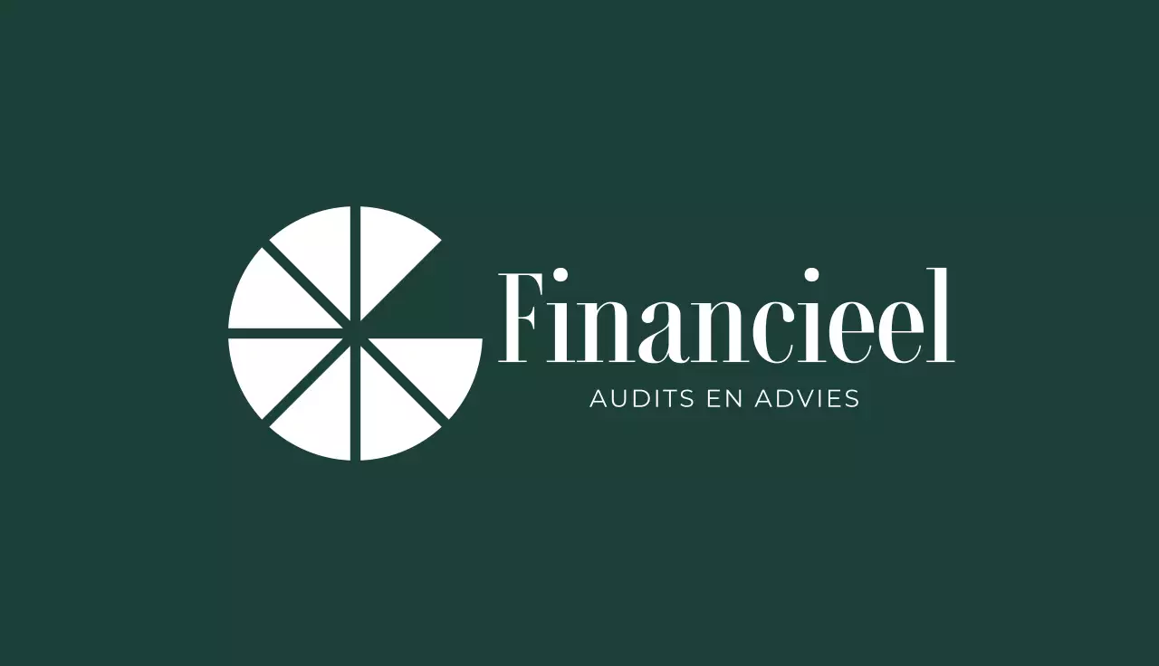 groen professioneel financieel visitekaartje