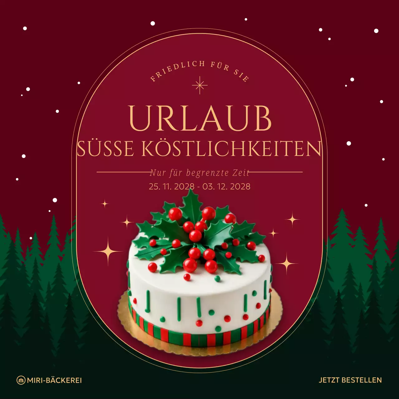 kastanienbraune elegante Urlaubsaktion