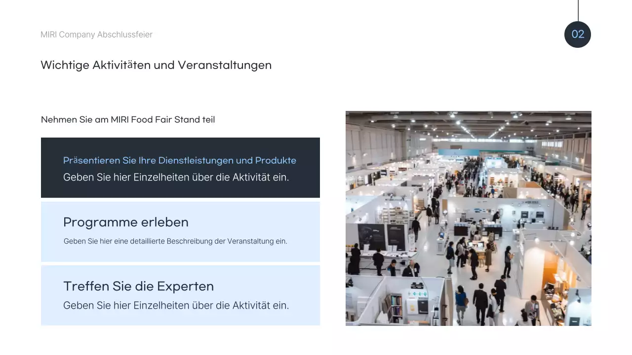Das Ende des Jahres in blau modern feiern