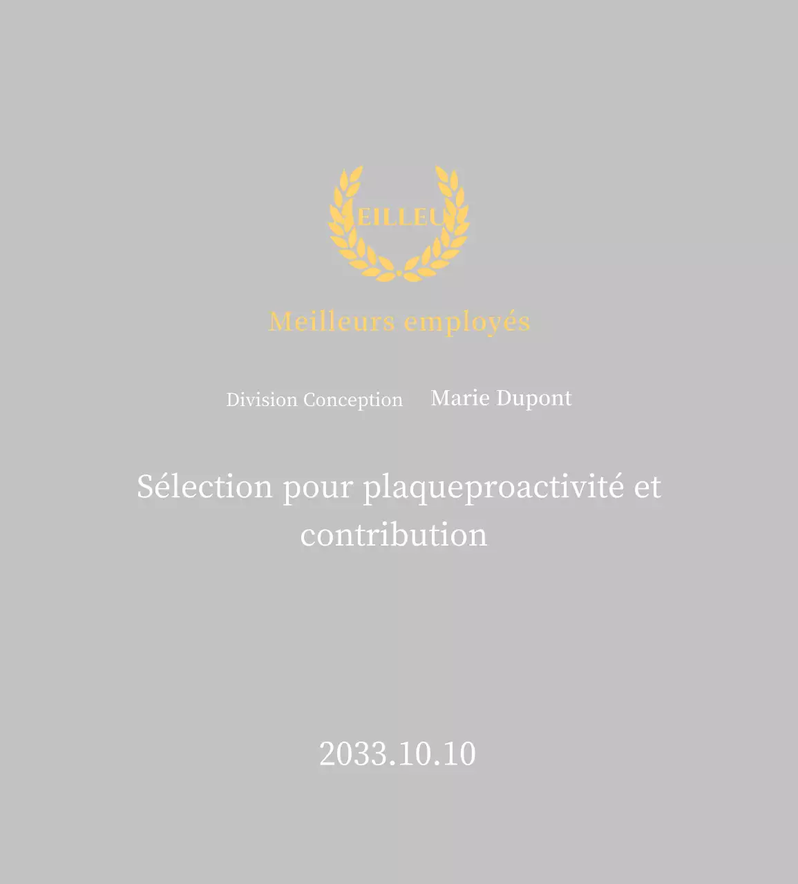 Plaque d'inscription simple jaune