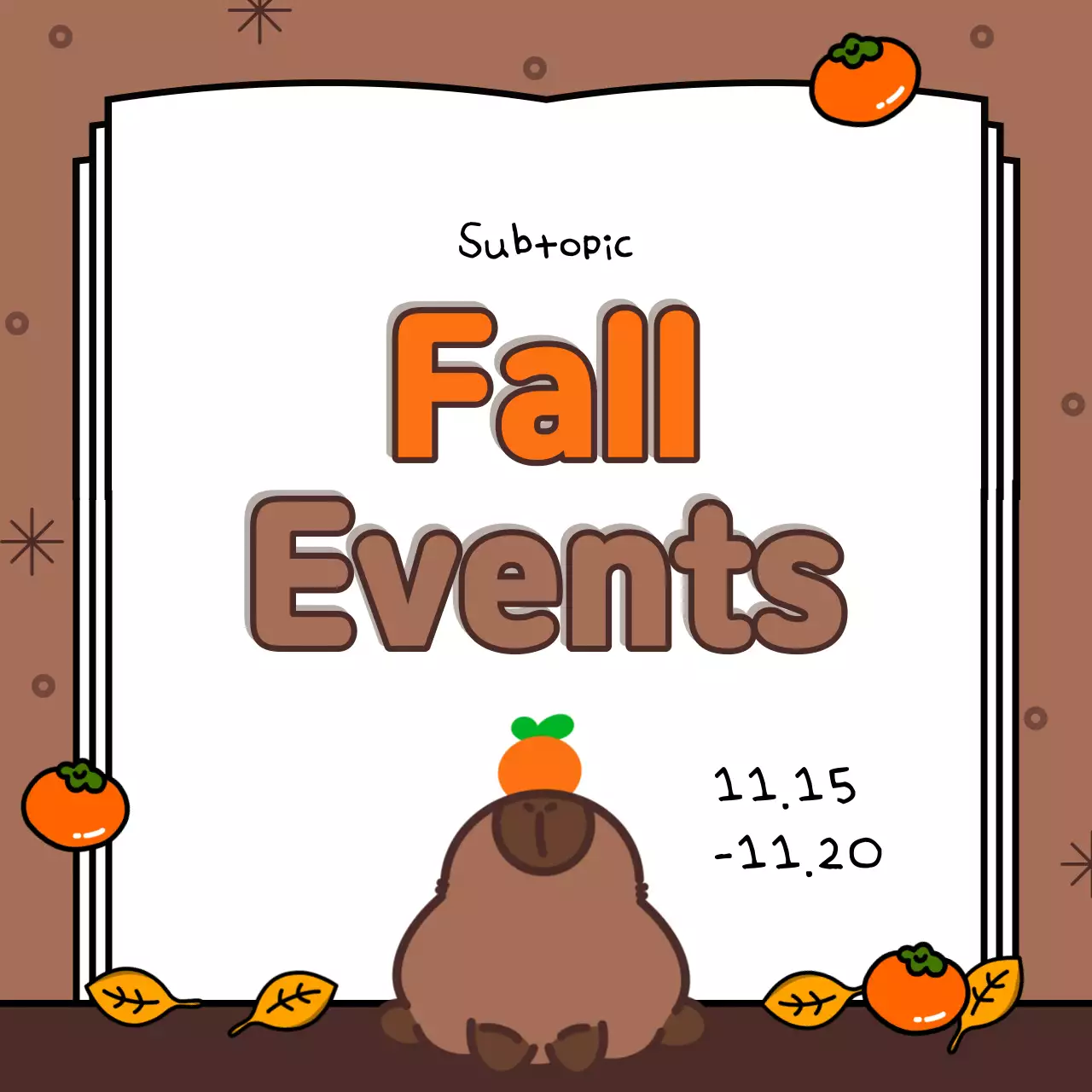 Modelos fofos marrons Anúncio Instagram Carousel