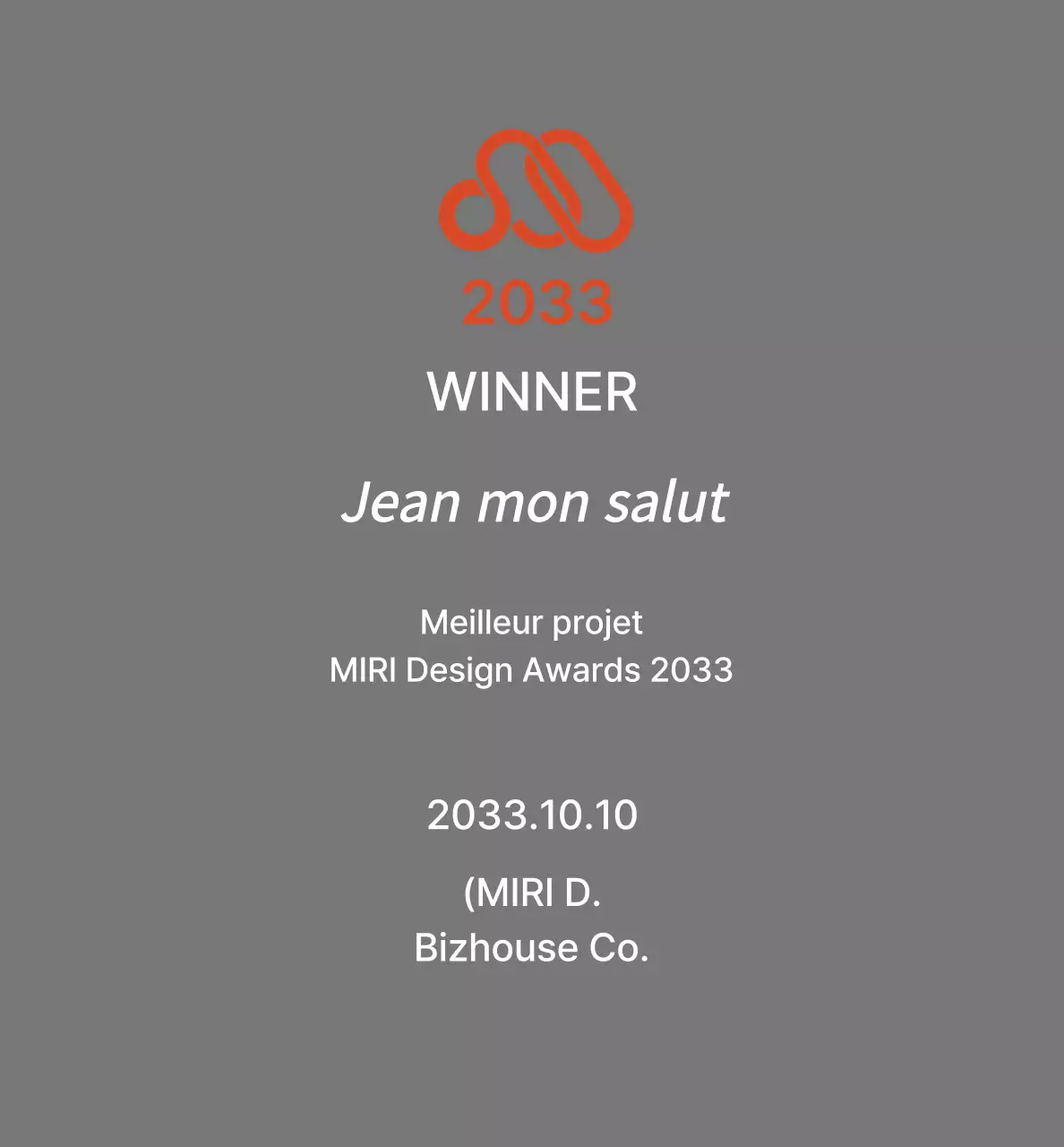 Liste des prix Grey Simple