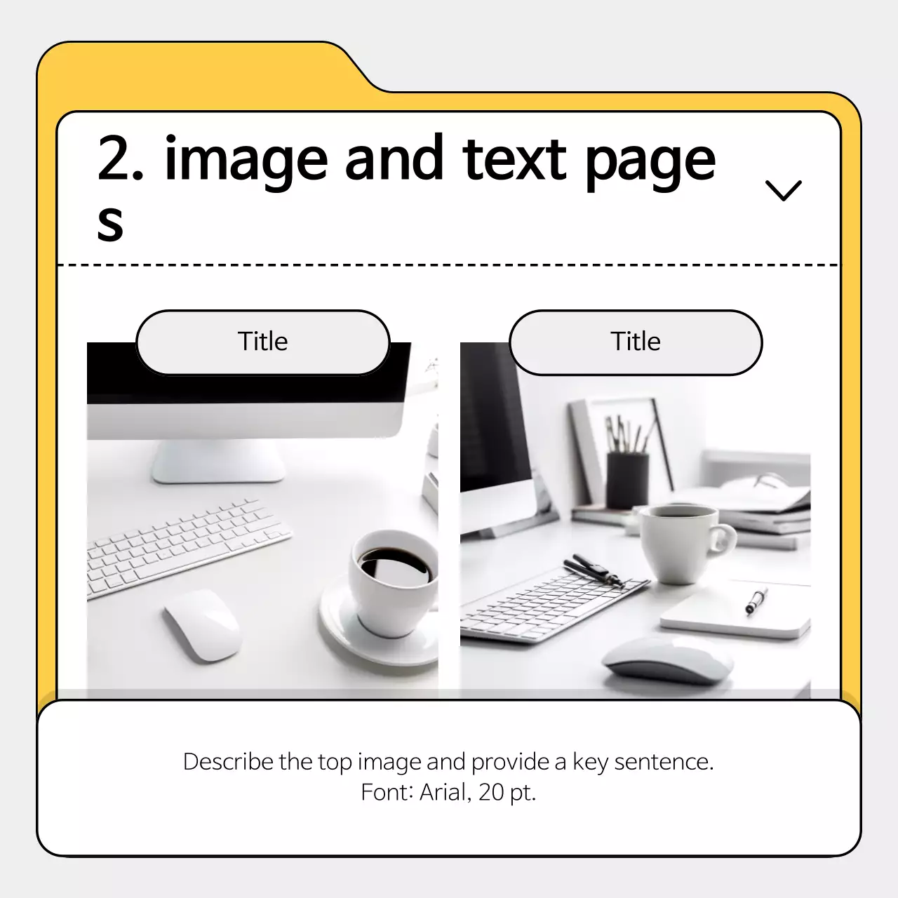Modelo de negócio simples amarelo Instagram Carousel