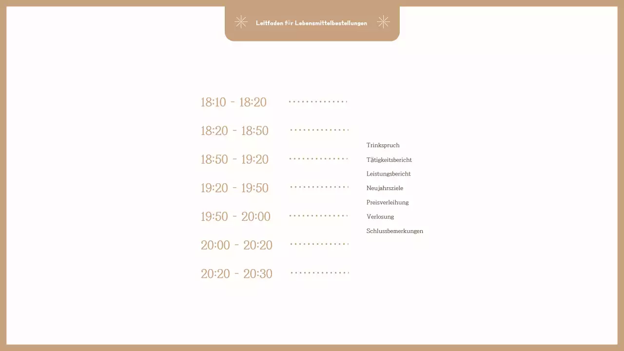 Beige einfache Einladung zur Party zum Jahresende