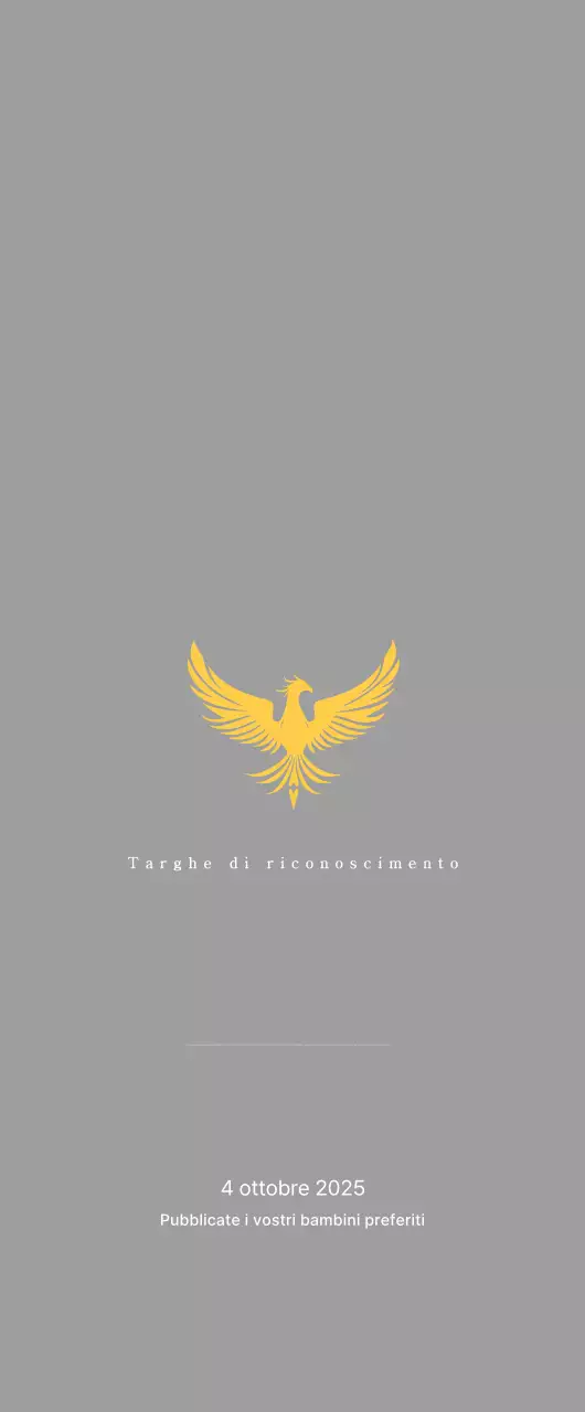 Classico trofeo da torneo di golf con decorazione a fenice colorata