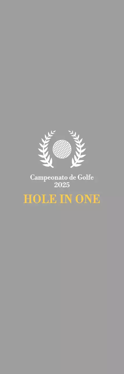 Um troféu de torneio de golfe clássico com uma coroa de louros à volta de uma bola de golfe.