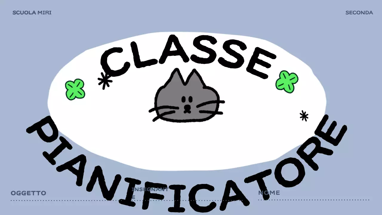 planner di classe rosa