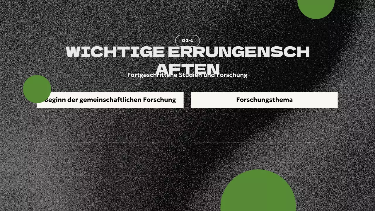 grüne moderne biographie präsentation