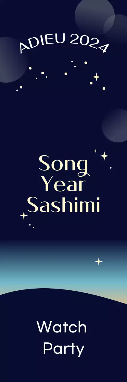 Navy Blue Modern Soiree