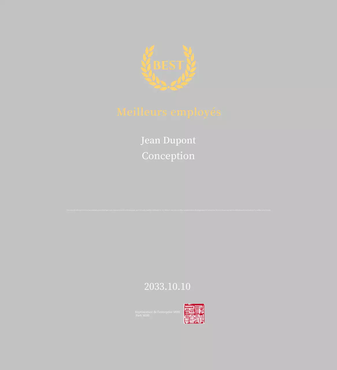 Plaque d'inscription simple jaune