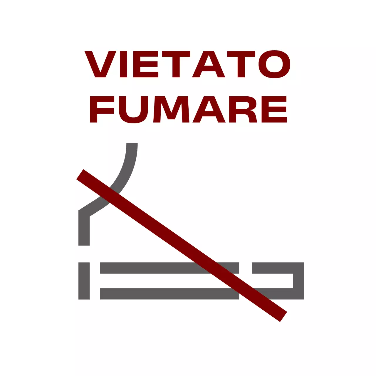 Moderni cartelli rossi di divieto di sosta