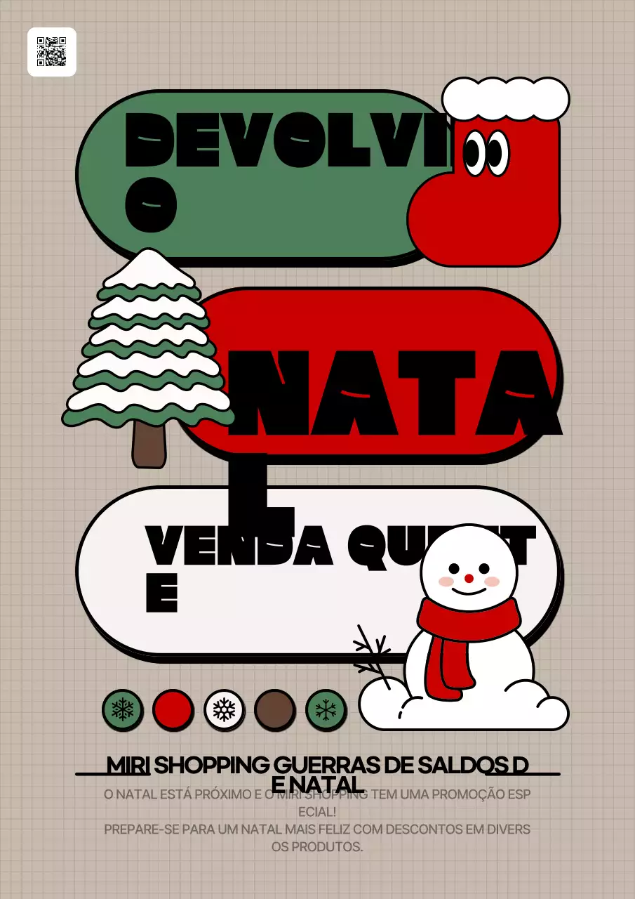 Promoção de Natal Green Retro