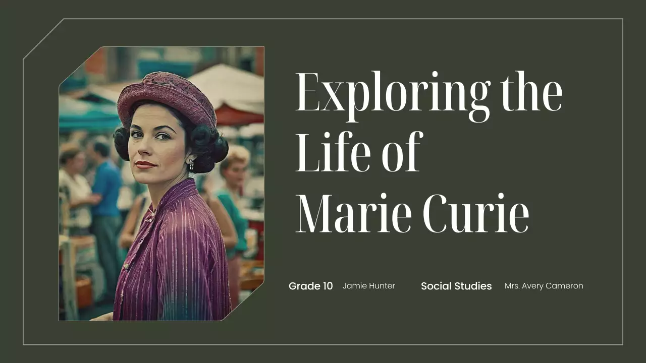 그린 클래식 전기 프레젠테이션