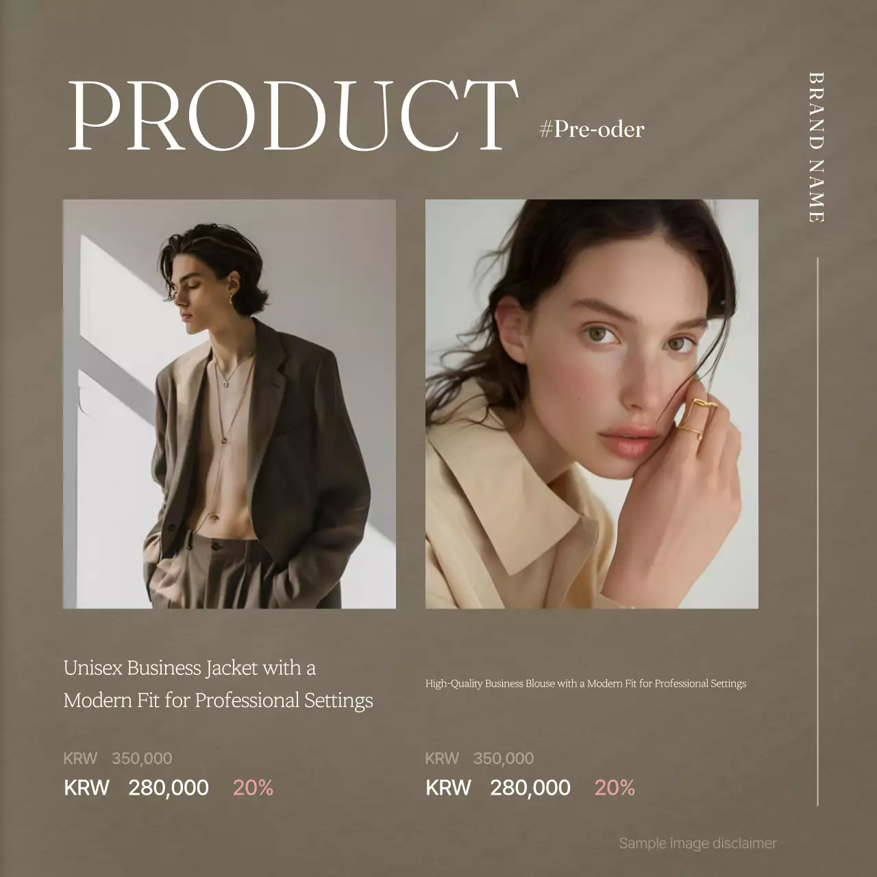 Beige Elegant Brand Promotion Instagram Carousel