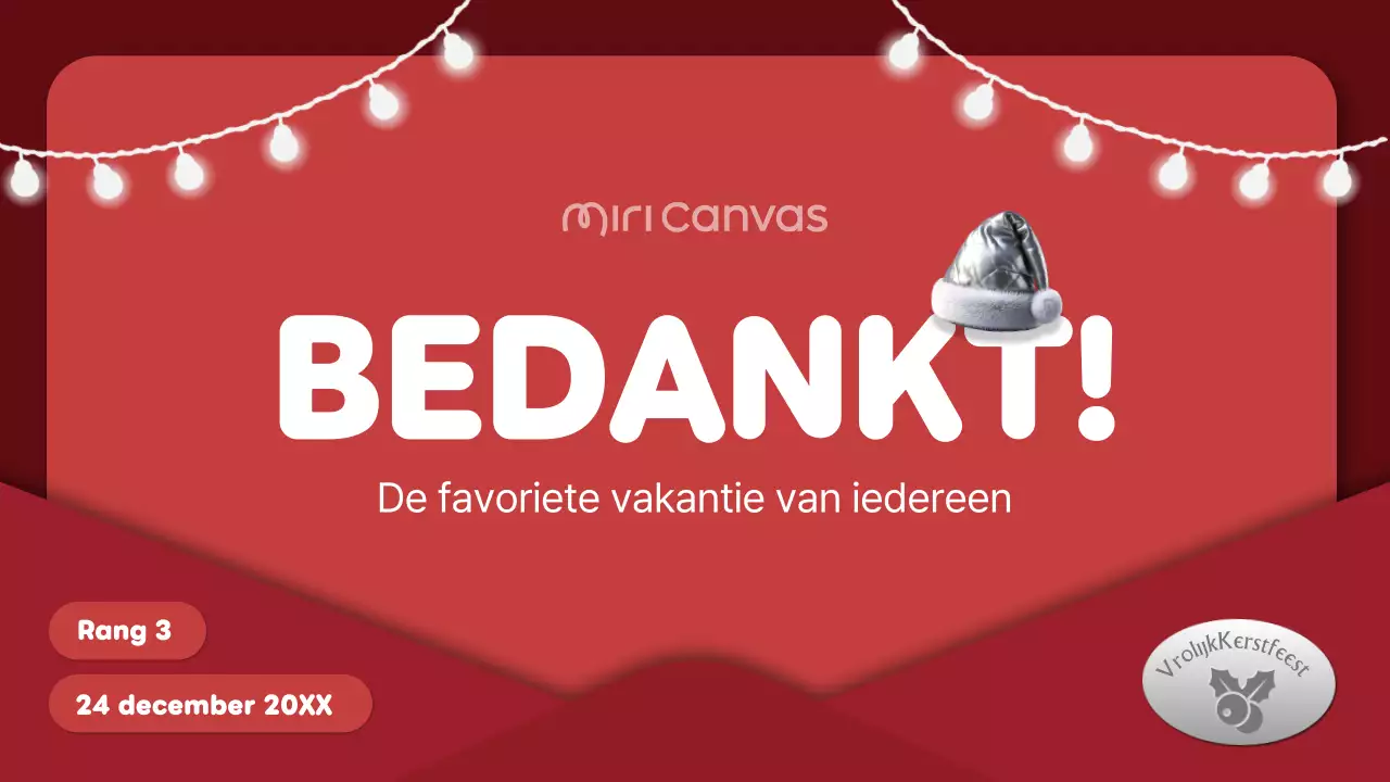 rood trendy kerst quiz layout