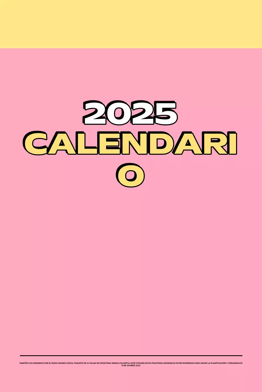 Coloridos calendarios con diversas ilustraciones retro