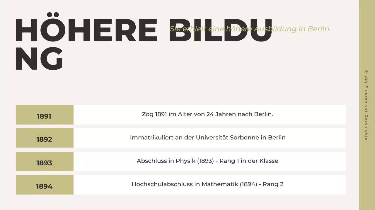 graue klassische Geschichte Präsentation