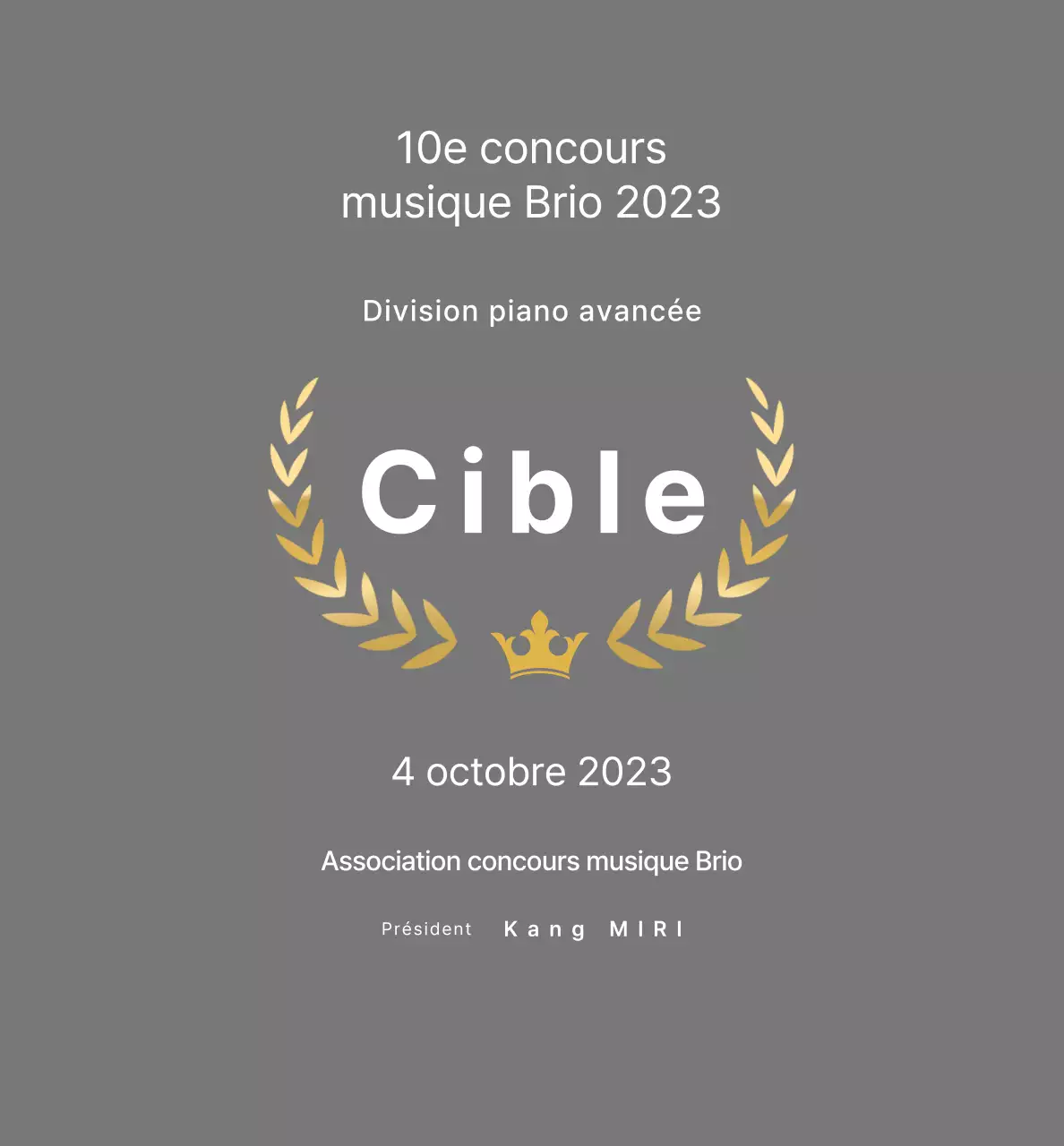 Grey Simple Music Listing