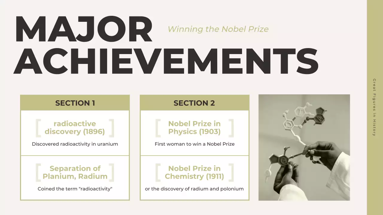 Beige Classic Scientist Presentation