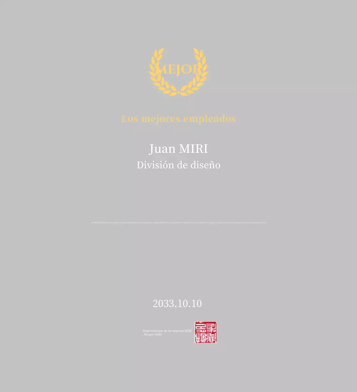 Placa simple amarilla