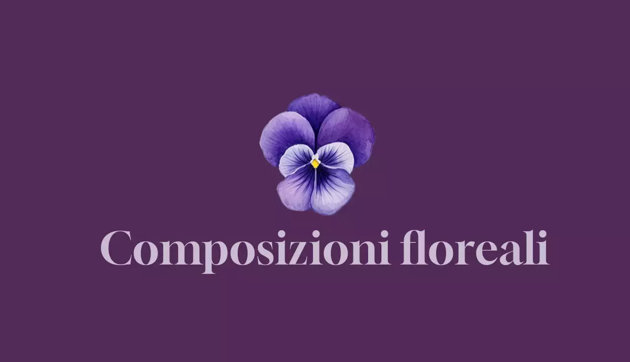 biglietto da visita floreale elegante viola