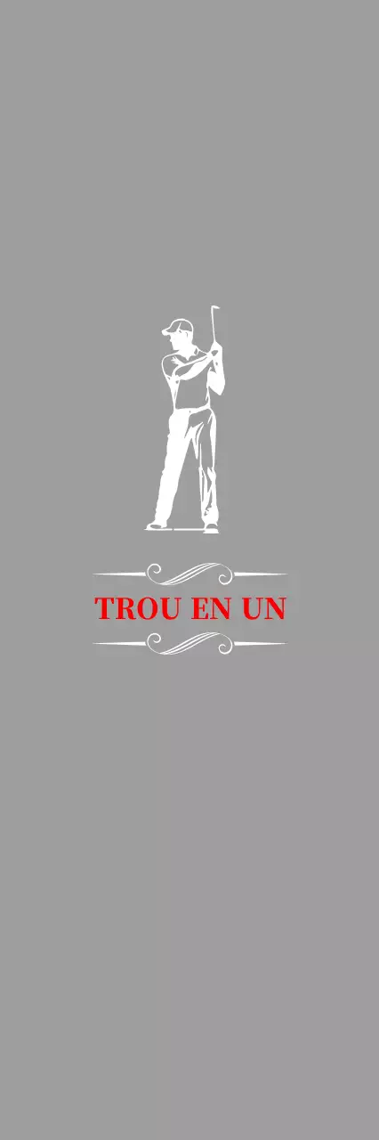 Plaque de golf classique représentant un golfeur en train de jouer au golf