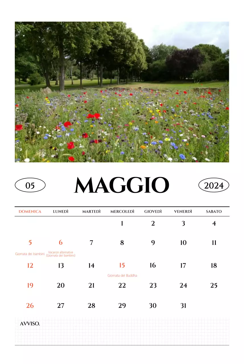 Calendario da parete in stile semplice con concetto di fotografia di viaggio emozionale in bianco e nero