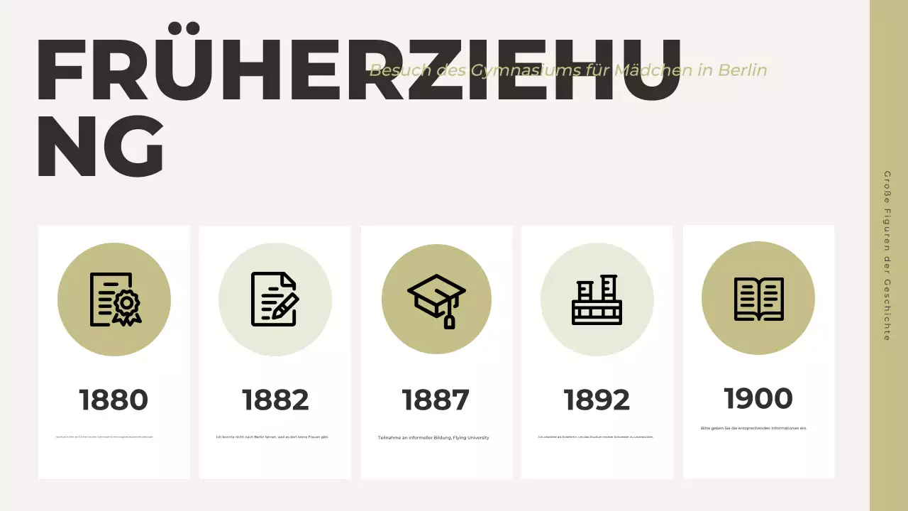 graue klassische Geschichte Präsentation