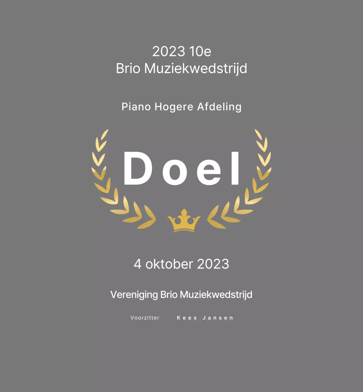 Grey Simple Muzieklijst