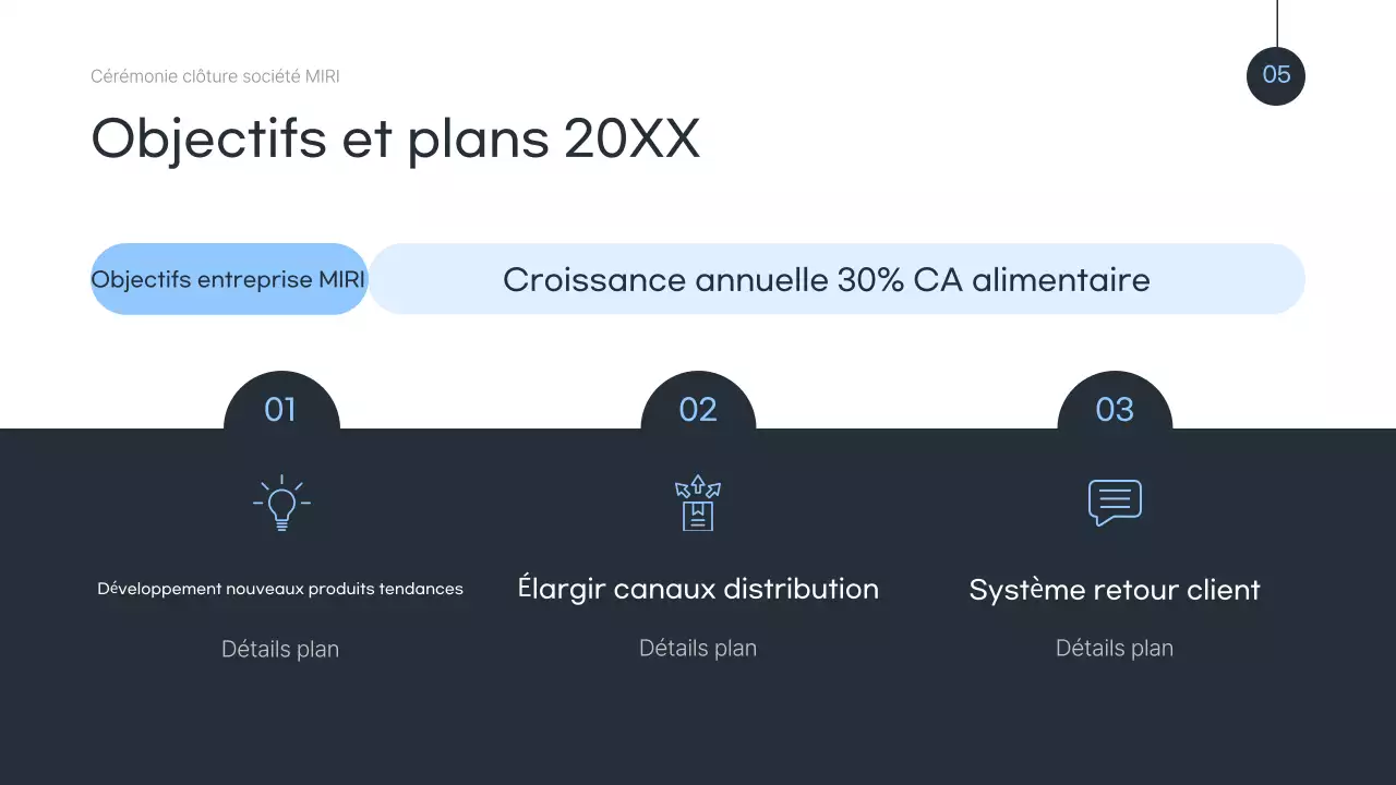 Célébrer la fin de l'année en bleu moderne