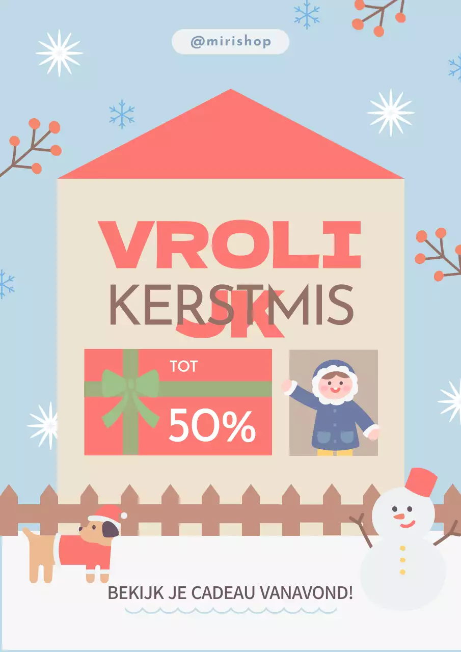 Lichtblauwe gezellige kerstaanbiedingen