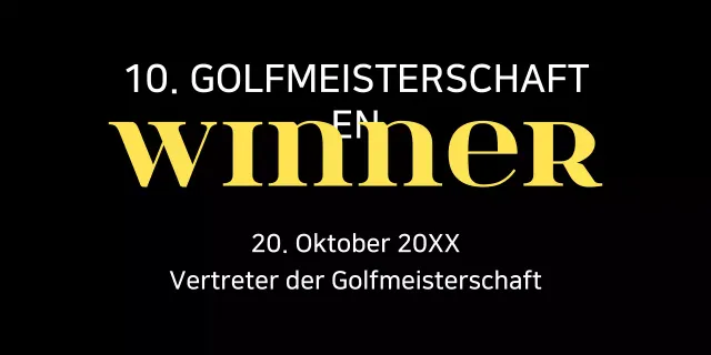 Gelbe Standard-Sportartenliste