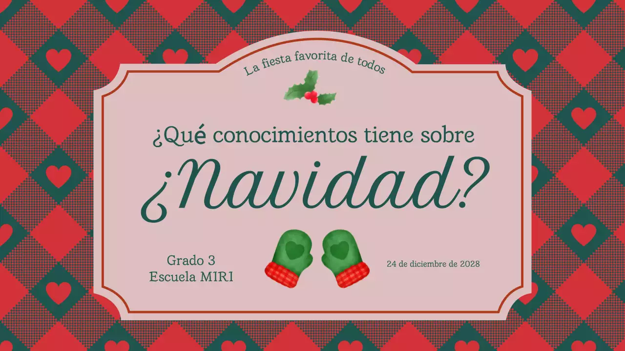 Concurso de Navidad Clásico Vintage Tradicional