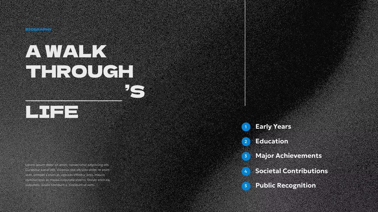 Black Vintage Artist Biography Presentation