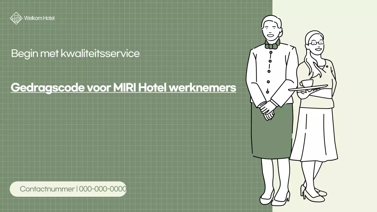 Training voor personeel over nette kaki dresscode