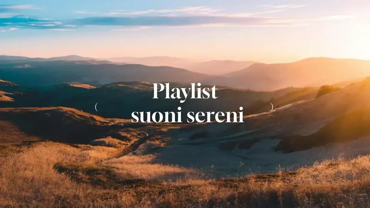 playlist di musica naturale arancione