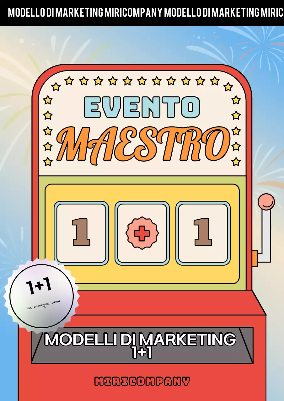 Evento promozionale arancione retrò