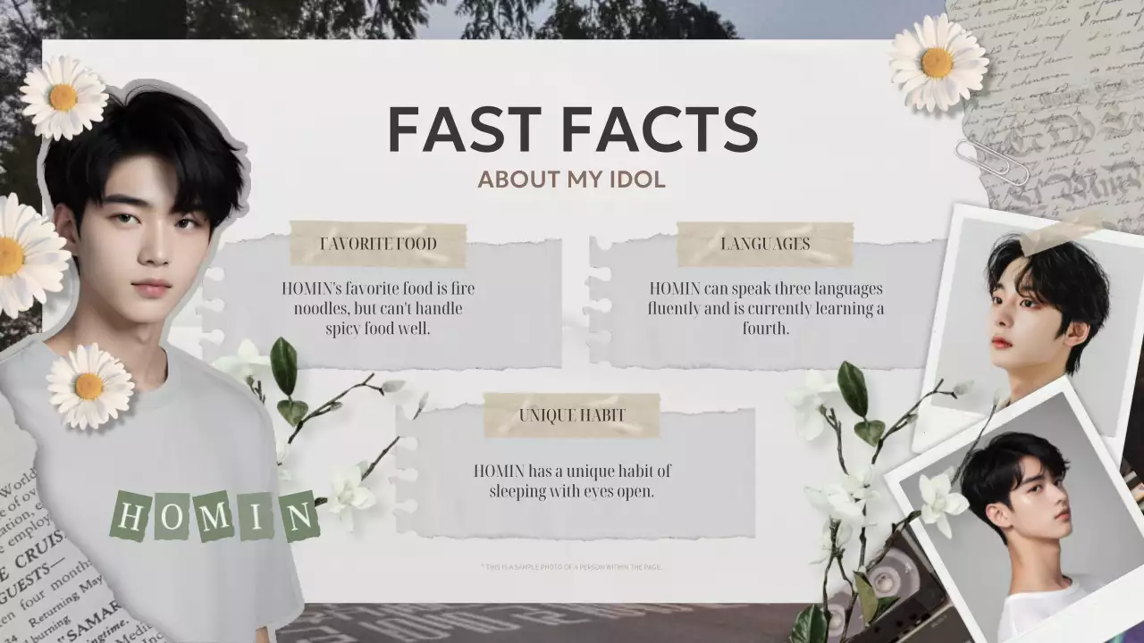 Beige Aesthetic Idol Guide Presentation