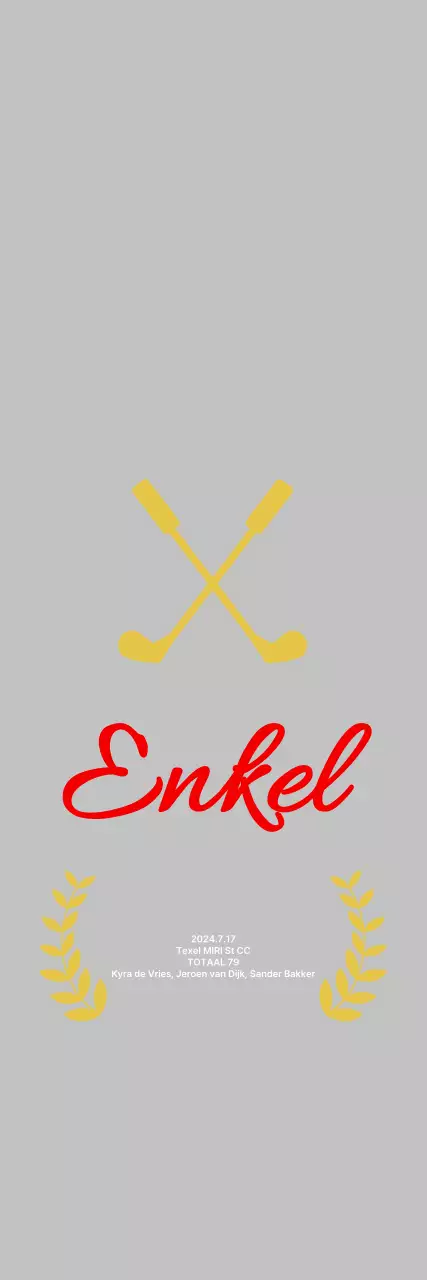 Grijze Eenvoudige Golf Plaquette