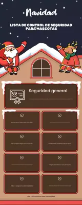 lista de control de la mascota marrón festiva