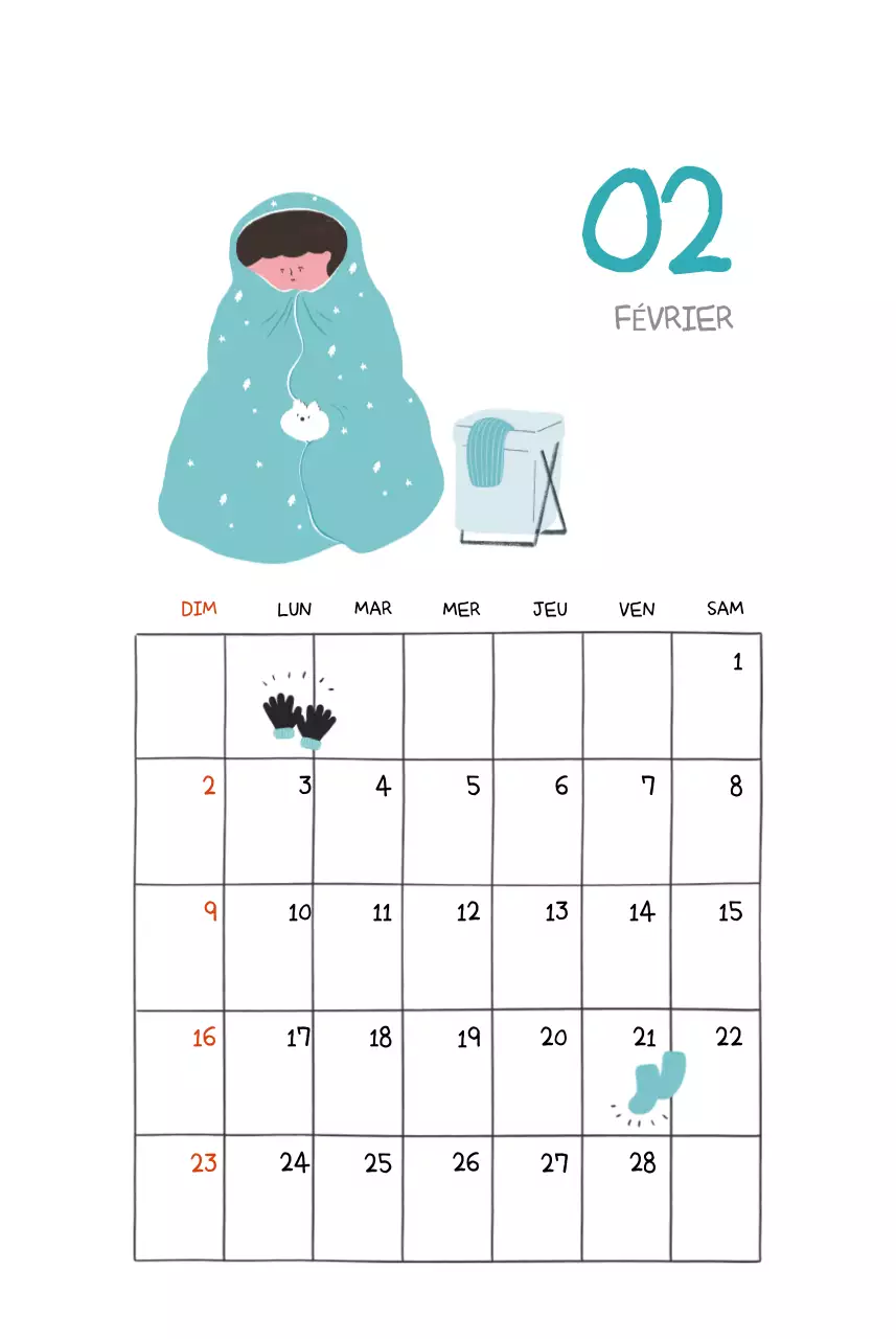 Un concept d'illustration coloré et mignon pour le quotidien