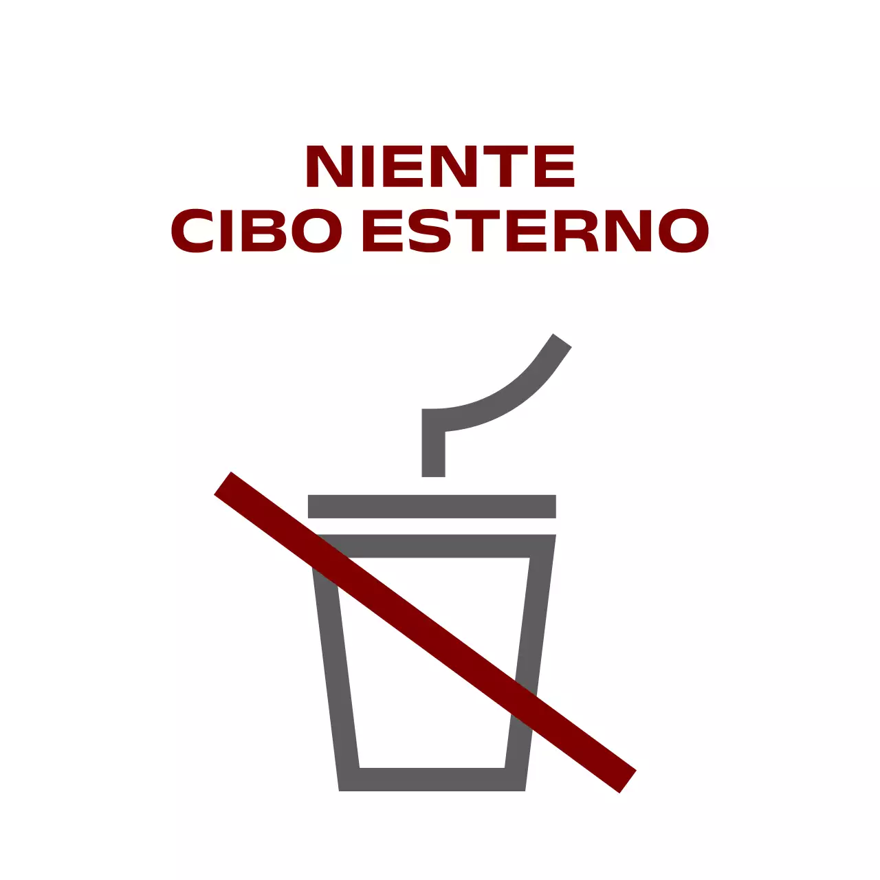 Moderni cartelli rossi di divieto di sosta