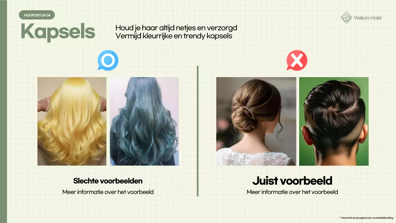 Training voor personeel over nette kaki dresscode