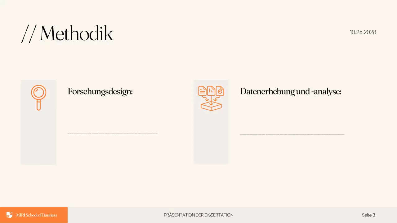 Beige Modern Educational Thesis Präsentation